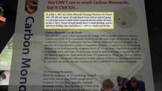 CAL FIRE Warns Residents of Carbon Monoxide Danger [upl. by Ettenej74]