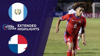 Guatemala vs Panama  Extended Highlights  CONCACAF Nations League  CBS Sports Golazo [upl. by Peria]