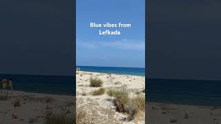 Blue vibes from Lefkada lefkada beachshorts trendingtravel [upl. by Cicero]