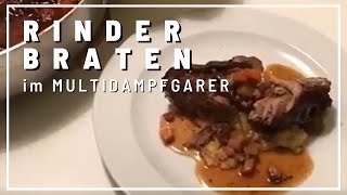 Rinderbraten im Multidampf  Backofen  MDG nach Franz  Rosi Stolz  Rinderbraten zubereiten [upl. by Teeniv]