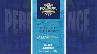 PickleBrawl in the Blue Ridge  Mixed Doubles  September 15 2024 [upl. by Gnaig]