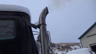 Best Detroit Diesel cold start [upl. by Ainalem]