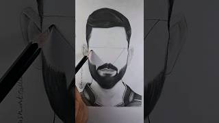 How to draw a face ❤️✍️ art artist cartoon drawing satisfying paint anime shorts [upl. by Milson]