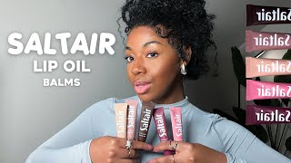 SALTAIR LIP OIL BALM REVIEW amp SWATCHES  BODY WASHES SANTAL BLOOM amp GOLDEN HOUR  NATURAL DEODORANTS [upl. by Llenej]