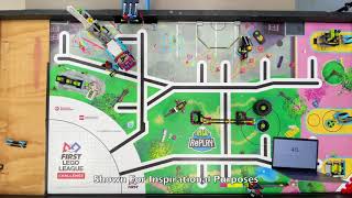 400 Full Run with Basic Robot  FLL RePlay 2020 FIRST LEGO League Robot and Attachment Inspiration [upl. by Annav43]