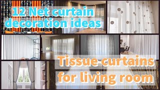 12 modern curtains for living roomcurtain ideas for living roomsheer curtain ideas for living room [upl. by Euqinahs]