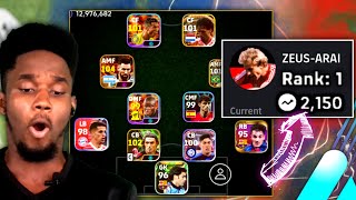 Prof Bof COPIES THE RANK 1 EFOOTBALL PLAYERS TEAM😯 amp Discovers A PROBLEM🤔 [upl. by Naitirb239]