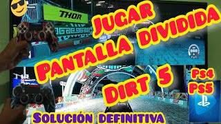 Como Jugar Pantalla Dividida DIRT 5 PS4 2022  Tutorial Completo 💯 🎮✅ [upl. by Leizar]