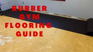 ROLLED RUBBER GYM FLOORING INSTALLATION TIPS [upl. by Bodkin844]