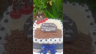 full coklat🤗💞 cake kueulangtahuncantik cakedecoration funny viralshorts [upl. by Siahc]