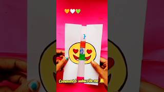 Emoji for India flag drawing Independence day special 🇮🇳 shorts art drawing independenceday 🧡🤍💚 [upl. by Jareen100]