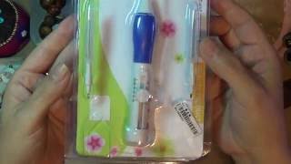 Punch Needle Set How To Use Thread It [upl. by Lerim]