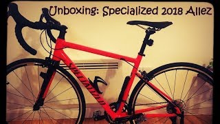 Unboxing Specialized 2018 Allez [upl. by Kuebbing]