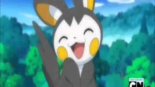 Emolga cutest moments in BampW anime [upl. by Lambrecht]