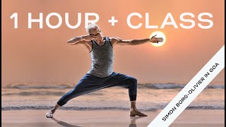 Simon BorgOlivier Full Yoga Class in Goa [upl. by Rodama]