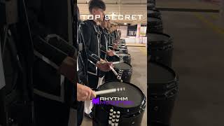 Top Secret Drum Corps plays really fast🥁 😈 [upl. by Nettle481]