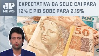 Boletim Focus Projeção para inflação cai de 506 para 498 Alan Ghani explica [upl. by Santini]