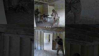 3 VS 1 CQB Training airsoft military shorts [upl. by Rehpotsihc]