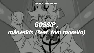 Alastor bailando borracho con Gossip de fondo 📻  Gossip  Måneskin feat Tom Morello sub español [upl. by Zebe]