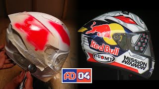 Making Andrea Dovizioso Helmet Replica MotoGP 2020 [upl. by True]