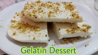 Gelatin Dessert Recipe  Gelatin Ka meetha  Sweet Dish Recipe  Simple and Quick Method  delicious [upl. by Serena]