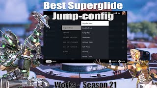 How to Super glide On controller No Autoexec needed Apex LegendsSeason 21 [upl. by Llednov251]