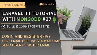 MongoDB Laravel 87  LoginRegister IV  Test Email Offline via Mailtrap  Send Register Email [upl. by Attenweiler810]