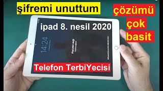 ipad 8 nesil 10 2inç 2021 şifremi unuttum çözümü [upl. by Esetal986]