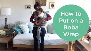 How to Put on a Boba Wrap  Babylist [upl. by Sunda598]