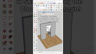 Creating curtains in SketchUp using the Cloud Works plugin‎ ‏clothworks ‏tricks sketchup lumion [upl. by Ibrek]