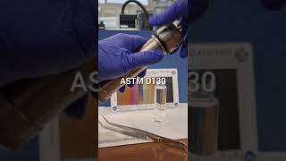 Test corrosion test ASTM D130 [upl. by Hawley874]