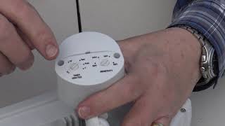 Security Light Installation Part 8 Setting Timer and Sensitivity Controls on PIR [upl. by Lad]