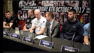 CORNISH v SEXTON  SIMMONS v BARCLAY  amp FULL CAPITAL COLLISION UNDERCARD PRESS CONFERENCE [upl. by Orecul]