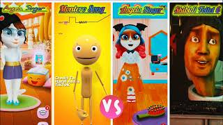 Montero Song Skibidi Toilet 6 Vs Talking Angela 2 Angela 1🔥 Who is best 🤣👌Mega Battle Part 5 [upl. by Sayre96]