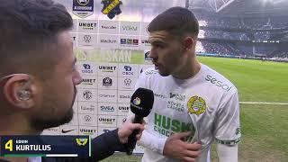 Edvin Kurtulus I Halvtidspaus Mot AIK [upl. by Sajovich]