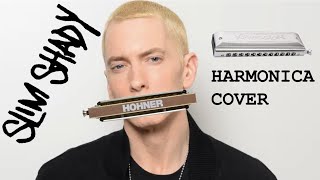 The Real Slim Shady  Eminem  Harmonica Cover [upl. by Dehlia]