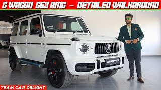 G WAGON  G63 AMG Detailed Review Exhaust Sound🔥 On Road Price [upl. by John]