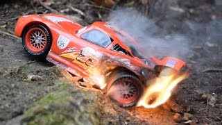 Lightning McQueen in Real Life Disney pixar Cars Drifts STORM [upl. by Mohun]