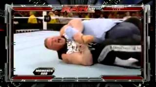 BROCK LESNAR BREAK TRIPLE H ARM [upl. by Ordnaxela]