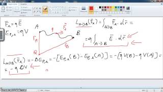 Videolezione fisica 2 parte 12potenziale elettrico parte 2 [upl. by Maurey]