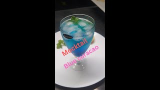 Mocktail  blue Curacao  drink [upl. by Skrap]