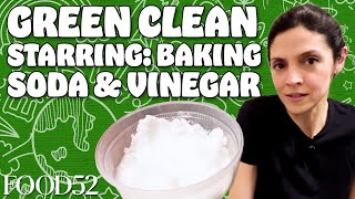 Green Clean Starring Baking Soda amp Vinegar  Earth Month with Food52 [upl. by Zetnauq]