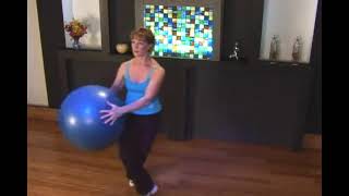 Grapevine Exercise with a Cardio Ball [upl. by Adnowat]