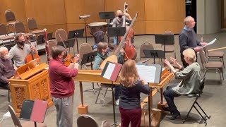 Buxtehude amp Bach in rehearsal James Gilchrist tenor [upl. by Martguerita655]