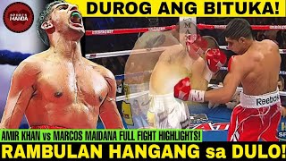 🥊DUROG ang BITUKA NAMILIPIT sa LAKAS ng TAMA AMIR KHAN vs CHINO MAIDANA FULL FIGHT HIGHLIGHTS [upl. by Ordway]