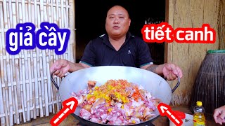 Lâu Ngày Làm Món Heo Giả Cầy Nguyên Con Lai Rai Chiều Quê  SON DUOC VLOG [upl. by Nilcaj]