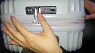 How to set or change Lojel TSA combination lock [upl. by Mellette]