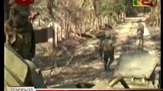 Live Footage Of SLA LTTE Battle 1Km Past Puthukkudiyiruppu PTK 2009 Mar 04 [upl. by Nellad]