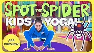 Spot the Spider  A Cosmic Kids Yoga Adventure app preview [upl. by Ixela]