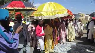 Timket ጥምቀት Celebrations in Azezo Gondar Ethiopia [upl. by Anayi]